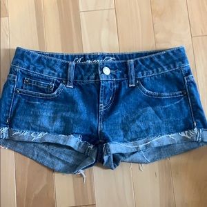 American eagle jean shorts